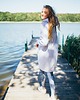 bluza z kapturem damska Bluza LUZAK szary 2