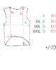 t-shirt damskie Czarny Ogromny cięty Oversize XXL-XXXXL 5