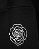 bluza bez kaptura damska Bluza All Black with Creamy Rose 3