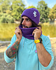 czapki damskie Męska czapka beanie z bawełny logo kolorowe Fiolet 6