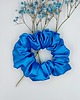 gumki do włosów Scrunchie satyna turquoise sky 1