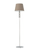 lampy podłogowe Czarna lampa stojąca do salonu SEUL 2