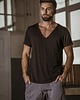 t-shirty męskie T-shirt ROLO czarny 6
