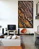 obrazy Efektowny duży obraz strukturalny abstrakcyjny płaskorzeźba 80x160cm 2