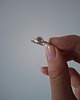 pierścionki srebrne Pierścionek Planetoida z różową cyrkonią 1