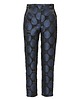 spodnie materiałowe damskie Żakardowe spodnie damskie 3