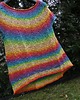 swetry damskie  Rainbow flowers/ bluzka 4