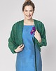 swetry damskie  Lekki kardigan wełniany damski Klara - Szmaragdowy 1