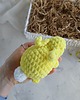 ozdoby wielkanocne Mały króliczek żółty, Zajączek pluszowy, Prezent wielkanocny 4