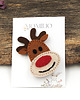 ozdoby do włosów dla dzieci Spinka do włosów renifer Rudolf 3