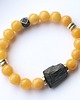 bransoletki z kamieni naturalnych Na wypalenie - Surowy turmalin, jadeit żółty, hematyt 2