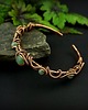 bransoletki wire wrapping Ozdobna bransoleta mankietowa z awenturynem 7