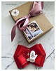 broszki Brosza z Rękawiczkami z kryształków Mikołajki Święta 8