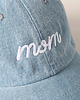 czapki damskie Czapka z daszkiem MOM Jasny jeans 1