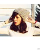 czapki damskie Szara czapka beanie  z wełną 2