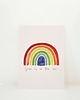 kartki okolicznościowe - wydruki Kartka walentynkowa/miłosna z tęczą - "Love is in the air" 2