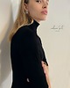 kolczyki - inne KWADRAT kolczyki minimalistyczne bezowe skóra naturalna 1