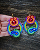 kolczyki soutache Gigi- duże i etniczne kolczyki soutache 3