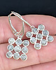 kolczyki srebrne Kolczyki srebrne 9 diamonds 4