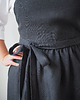 fartuchy kuchenne Lniany fartuszek retro CHARCOAL 2