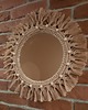 lustra stojące i wiszące Lustro boho juta  50 cm 1