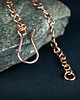naszyjniki - inne Miedziany łańcuszek 52 cm 3