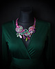 kolie Naszyjnik soutache Ogród pełen barw 4