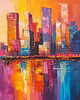 plakaty Plakat - Modern city 2