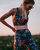 legginsy Legginsy dzwony Yogi Bells - Night Flowers 2