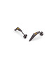 kolczyki srebrne Kolczyki srebrne Geommetry GEMstone / black silver earrings 9