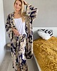 piżamy damskie Szlafrok narzutka kimono z wiskozy 3