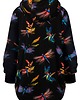 bluza z kapturem damska Bluza Long Back ważka 1