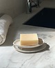 mydelniczki Ceramiczna Mydelniczka Owalna z Odpływem Satin White 4
