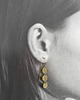 kolczyki z mosiądzu Kolczyki ANTYK kółka, mosiądz, rustykalne 1