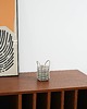 podkładki do kuchni Komplet szklanych podstawek, duński design, lata 60, produkcja: Dania 1