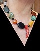 korale Ekskluzywny naszyjnik z mixu minerałów modny elegancki handmade PREZENT lux 6