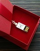pendrive Pendrive na prezent z grawerem SREBRO CARBON 8G 1