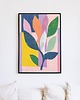 plakaty Plakat - Abstract leaves 1 1
