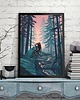 plakaty Plakat rowerowy MTB - Ekstremalne kolarstwo górskie Enduro 2