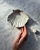 pojemniki na biżuterię Handmade Muszelka na Biżuterię Palo Santo Ceramiczna Biała Muszla 3