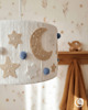 lampy do pokoju dziecka Lampa sufitowa NOC   Abażur handmade do pokoju dziecka 3