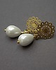 kolczyki pozłacane Kolczyki pozłacane Pearls /white/ perły naturalne vol. 16 3