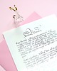 zaproszenia i kartki na ślub Kaligrafia: Personalizowany list miłosny dla Niej pisany ręcznie atramentem 1