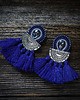 kolczyki soutache Duże i etniczne kolczyki boho z chwostami 2