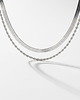 bransoletki - inne Srebrny podwójny naszyjnik ze stali chirurgicznej premium Paraiso Marina 2