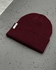 czapki damskie Czapka beanie burgundowa 3