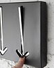 wieszaki Wieszak Strzałki 30cm metalowy czarny 1