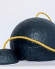 lampy wiszące Lampa wisząca szara półkula 011 Maluna 3