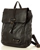 plecaki Miejski plecak skórzany w stylu old look handmade leather czarny 4