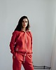 bluza z kapturem damska Bluza DAMSKA MALINOWA 2